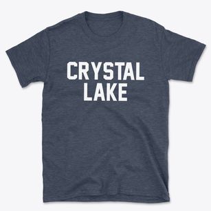 Crystal Lake Iowa Classic Block Basic T-Shirt