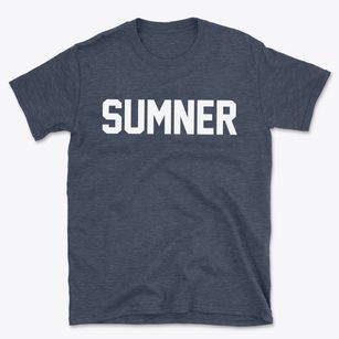 Sumner Nebraska Classic Block Basic T-Shirt