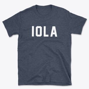 Iola Pennsylvania Classic Block Basic T-Shirt