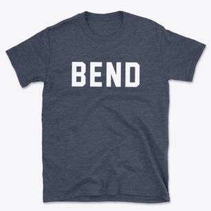 Bend Oregon Classic Block Basic T-Shirt