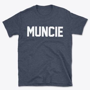 Muncie Illinois Classic Block Basic T-Shirt