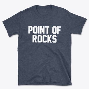 Point Of Rocks Wyoming Classic Block Basic T-Shirt