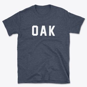 Oak Nebraska Classic Block Basic T-Shirt