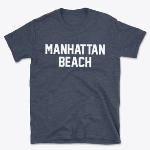 Manhattan Beach Minnesota Classic Block Basic T-Shirt