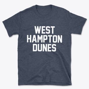 West Hampton Dunes New York Classic Block Basic T-Shirt