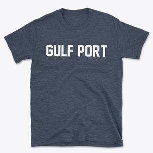 Gulf Port Illinois Classic Block Basic T-Shirt