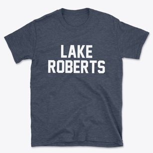 Lake Roberts New Mexico Classic Block Basic T-Shirt