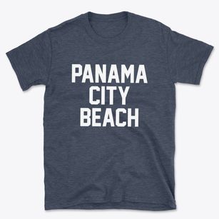 Panama City Beach Florida Classic Block Basic T-Shirt
