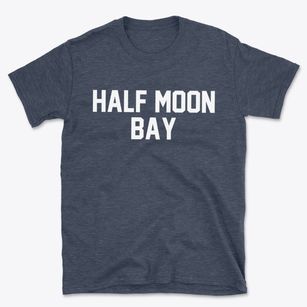 Half Moon Bay California Classic Block Basic T-Shirt