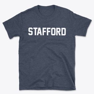 Stafford Connecticut Classic Block Basic T-Shirt