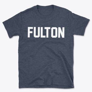 Fulton New York Classic Block Basic T-Shirt
