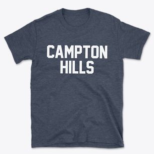Campton Hills Illinois Classic Block Basic T-Shirt