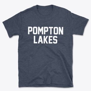 Pompton Lakes New Jersey Classic Block Basic T-Shirt