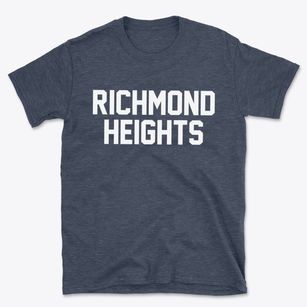 Richmond Heights Ohio Classic Block Basic T-Shirt