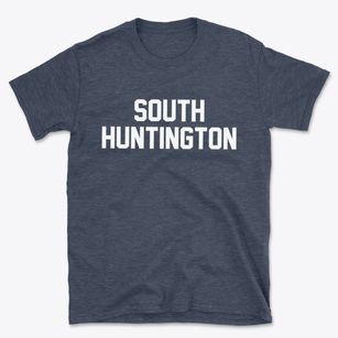 South Huntington New York Classic Block Basic T-Shirt