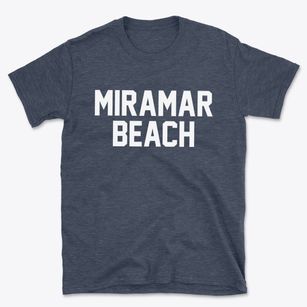 Miramar Beach Florida Classic Block Basic T-Shirt