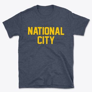 National City California Classic Block Basic T-Shirt