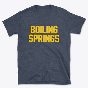 Boiling Springs North Carolina Classic Block Basic T-Shirt