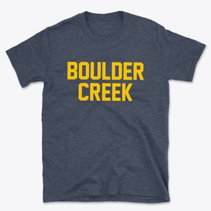 Boulder Creek California Classic Block Basic T-Shirt