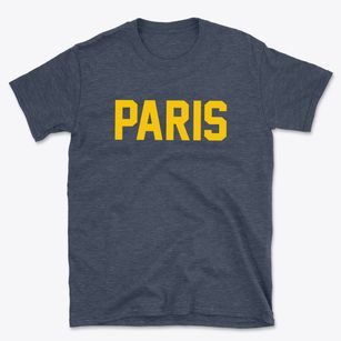 Paris New York Classic Block Basic T-Shirt