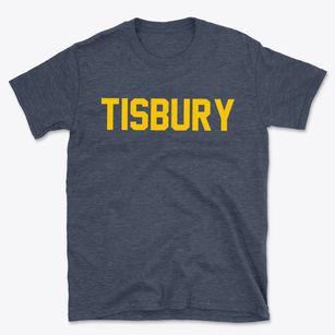 Tisbury Massachusetts Classic Block Basic T-Shirt
