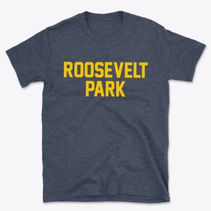 Roosevelt Park Michigan Classic Block Basic T-Shirt