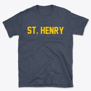 St. Henry Ohio Classic Block Basic T-Shirt
