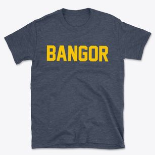 Bangor Maine Classic Block Basic T-Shirt