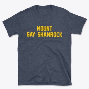 Mount Gay-shamrock West Virginia Classic Block Basic T-Shirt
