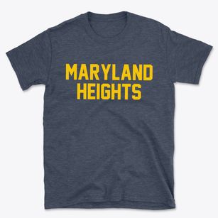 Maryland Heights Missouri Classic Block Basic T-Shirt
