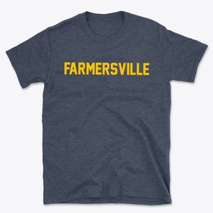 Farmersville New York Classic Block Basic T-Shirt