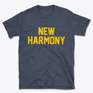 New Harmony Indiana Classic Block Basic T-Shirt