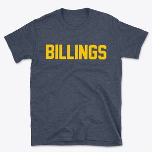 Billings Oklahoma Classic Block Basic T-Shirt