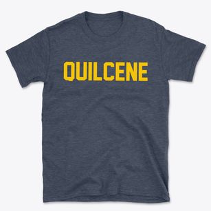 Quilcene Washington Classic Block Basic T-Shirt