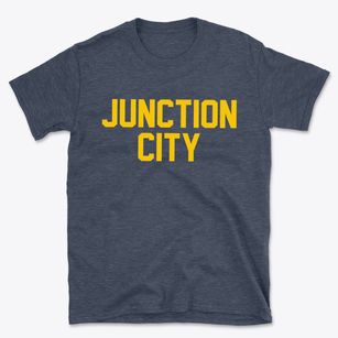 Junction City Wisconsin Classic Block Basic T-Shirt
