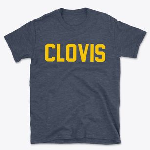Clovis California Classic Block Basic T-Shirt