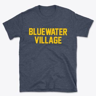 Bluewater Village New Mexico Classic Block Basic T-Shirt