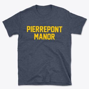 Pierrepont Manor New York Classic Block Basic T-Shirt