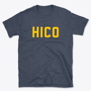 Hico West Virginia Classic Block Basic T-Shirt