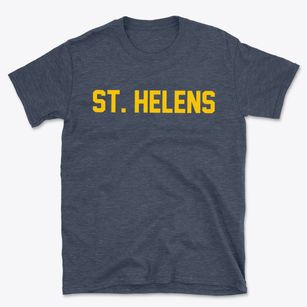 St. Helens Oregon Classic Block Basic T-Shirt