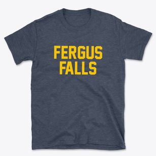 Fergus Falls Minnesota Classic Block Basic T-Shirt