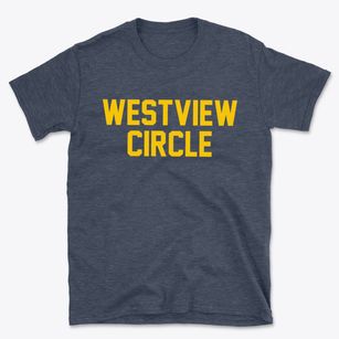 Westview Circle Wyoming Classic Block Basic T-Shirt