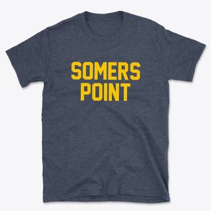 Somers Point New Jersey Classic Block Basic T-Shirt