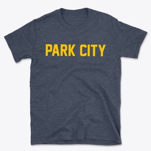 Park City Utah Classic Block Basic T-Shirt