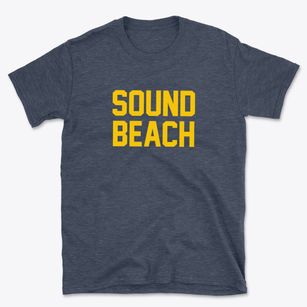 Sound Beach New York Classic Block Basic T-Shirt