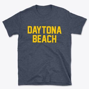Daytona Beach Florida Classic Block Basic T-Shirt
