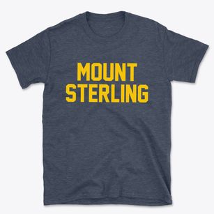 Mount Sterling Kentucky Classic Block Basic T-Shirt