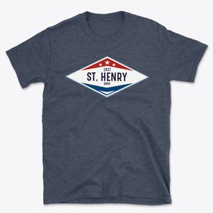 St. Henry Ohio Diamond Star Basic T-Shirt