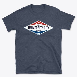 University City Missouri Diamond Star Basic T-Shirt