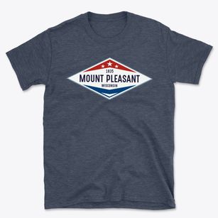 Mount Pleasant Wisconsin Diamond Star Basic T-Shirt
